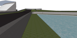 pond and slight gradient in track.png